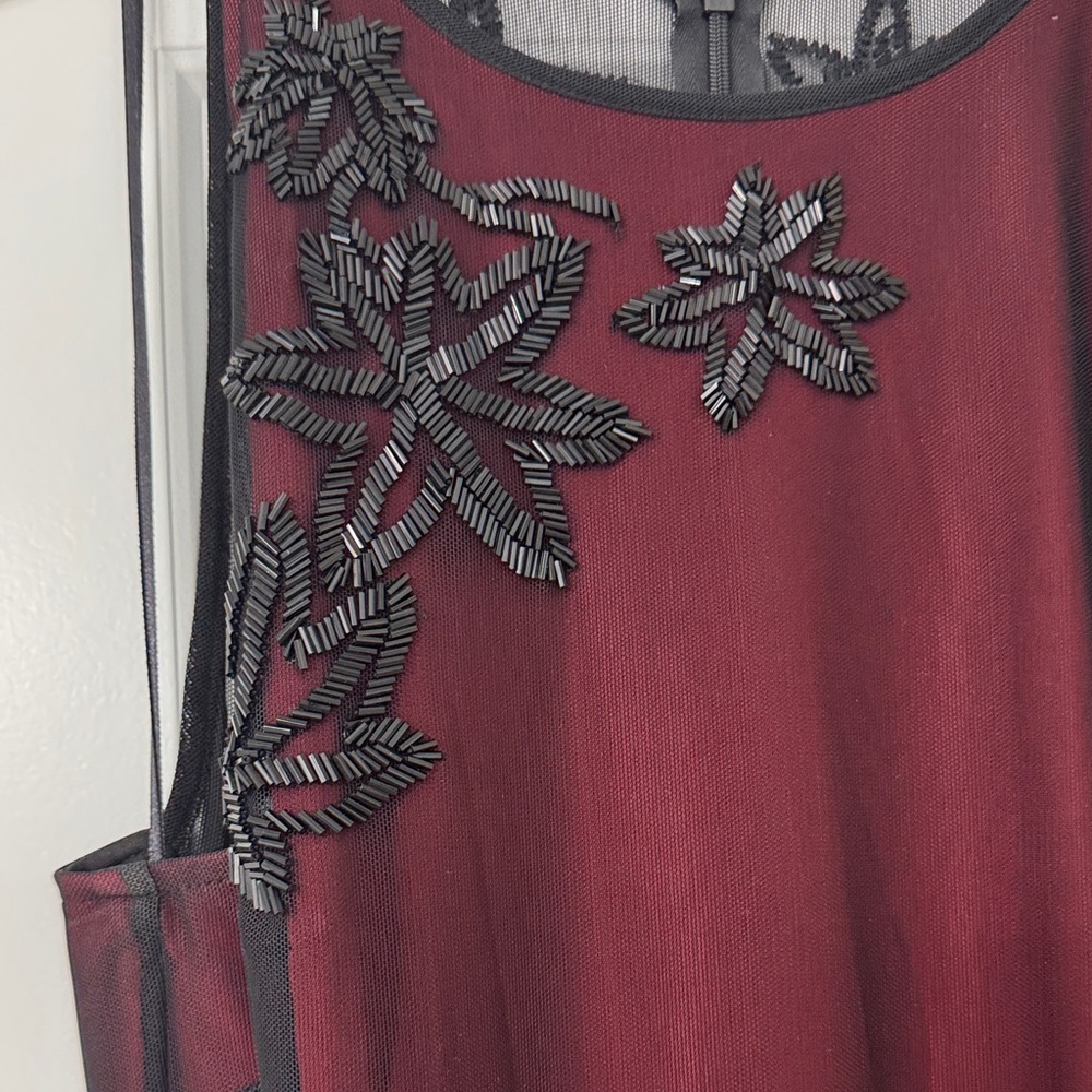 JS Boutique Black and Red Maxi Dress